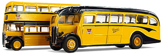 Vintage AEC Regal and Double-Decker Bus Model Collection