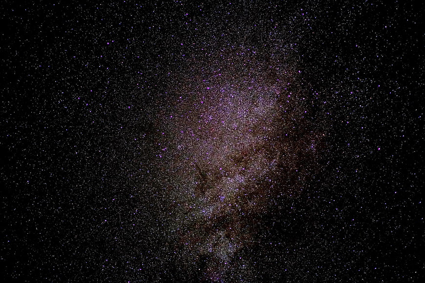 Milky Way Galaxy Starry Night Sky Background