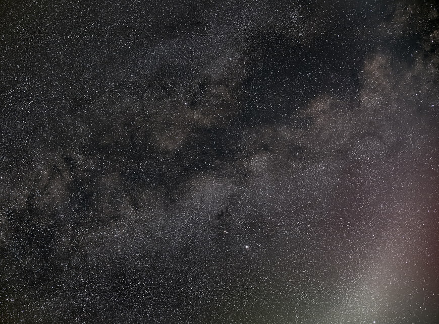 Milky Way Galaxy Night Sky with Stars and Nebula