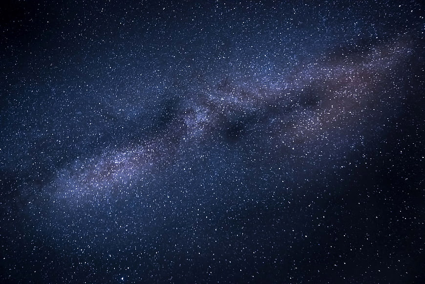 Milky Way Galaxy Night Sky Starry Background