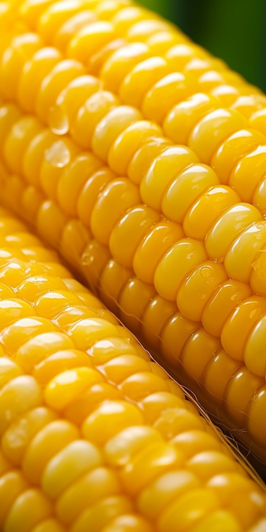 Close-Up of Fresh Yellow Corn on the Cob