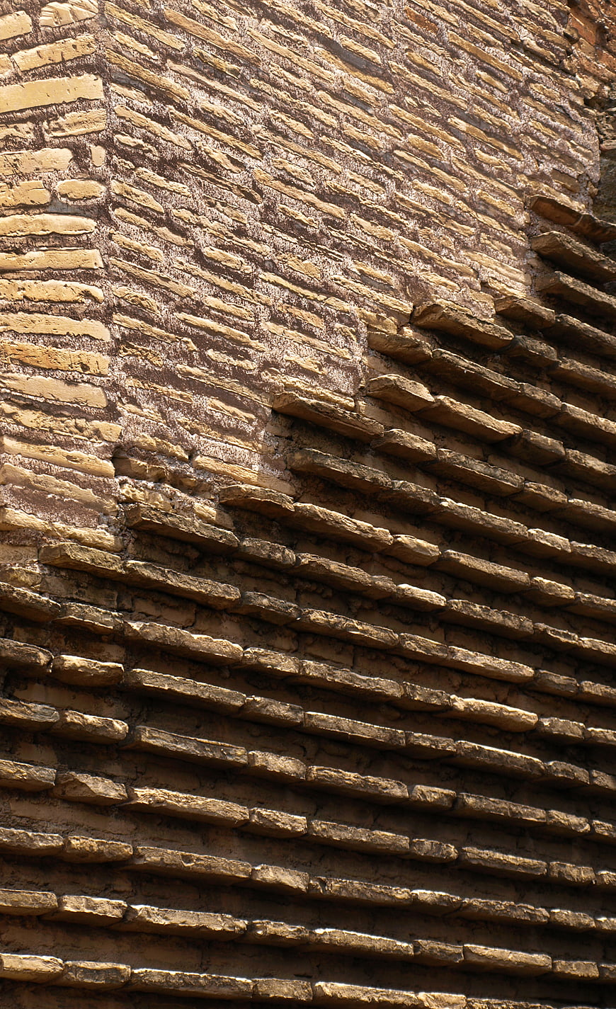 Textured Old Brick Wall Pattern Background