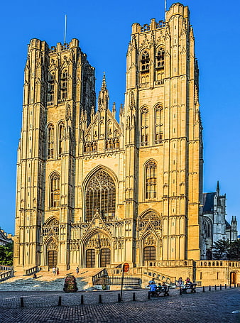 Cathedral of St. Michael and St. Gudula in Brussels, Belgium