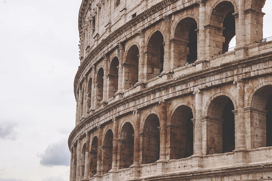 Colosseum Rome Architecture Detail