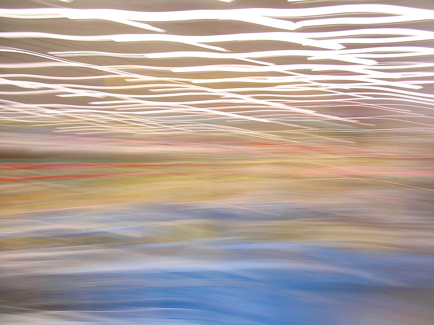 Abstract motion blur light streaks background