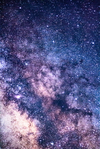 Vibrant Milky Way Galaxy Night Sky with Stars