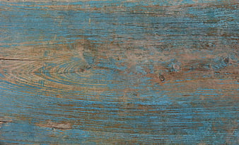 Weathered Blue Wooden Texture with Peeling Paint