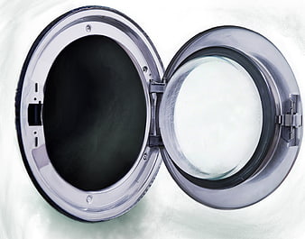 Open Washing Machine Door Porthole View