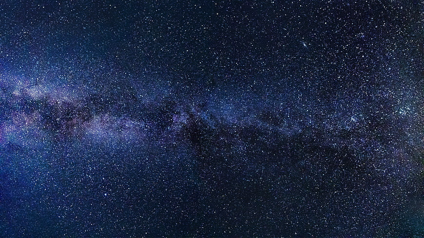 Milky Way Galaxy Starry Night Sky Background