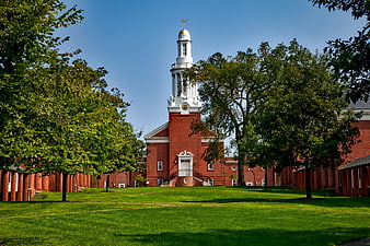 Marquand Chapel at Yale University on a Sunny Day