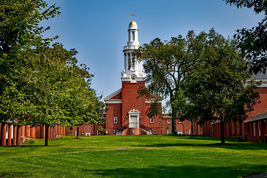 Marquand Chapel at Yale University on a Sunny Day